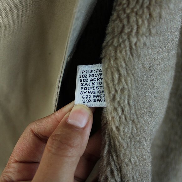 'London Fog' VINTAGE cotton tan size 10 weather wear trench coat - Picture 11 of 11